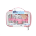 Hygiene set with travel case DELUXE Blush PINK /package/